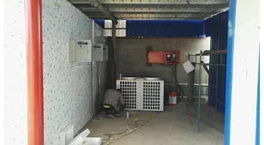 冷库安装现场